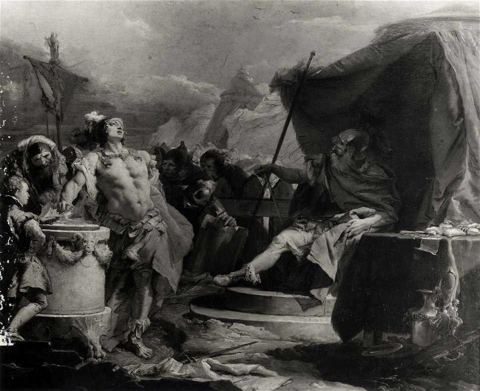 Tiepolo - Sacrificio di Muzio Scevola, 1751 ca. - 1753 ca., Martin-von-Wagner-Museum der Universität Würzburg