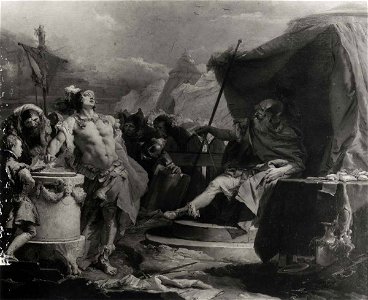 Tiepolo - Sacrificio di Muzio Scevola, 1751 ca. - 1753 ca., Martin-von-Wagner-Museum der Universität Würzburg
