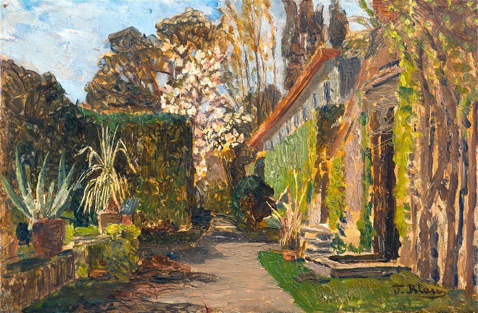 Tina Blau-Mediterranean garden