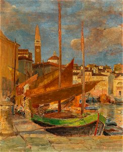 Tina Blau - In the Harbour of Pirano