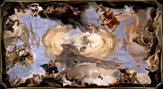 Tiepolo - The Force of Eloquence, c. 1724