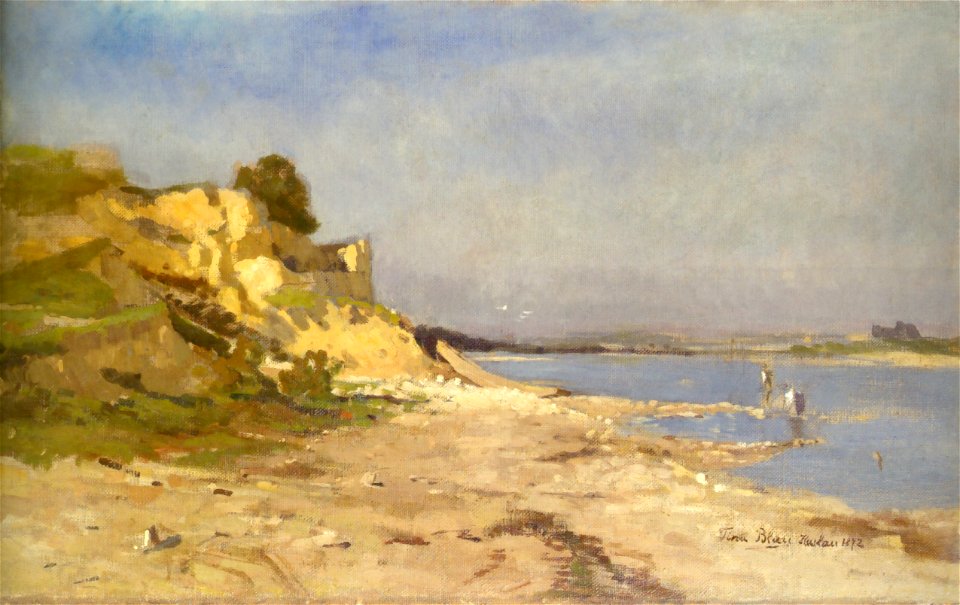 Tina Blau, An der Donau bei Haslau