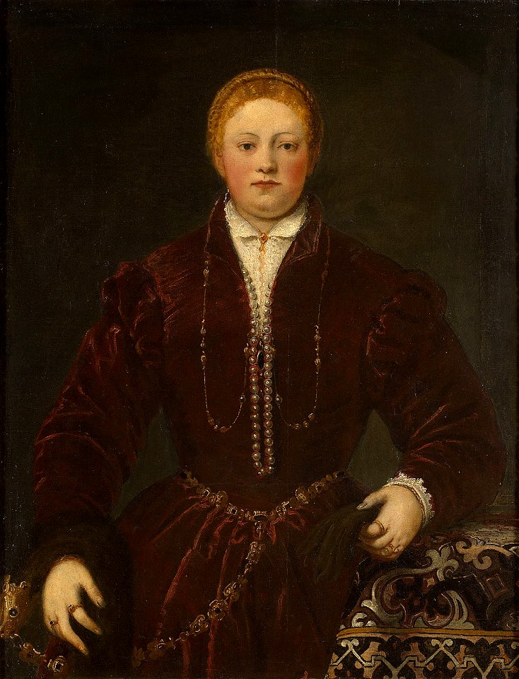 Tintoretto - Portrait of a Young Lady GG 48 10831x