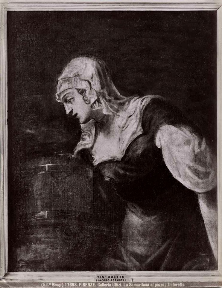 Tintoretto - Samaritana al pozzo, inventario 1890, n. 3498