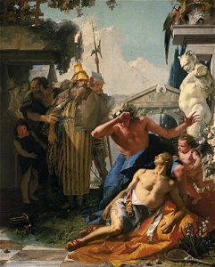 Giambattista Tiepolo - The Death of Hyacinthus - Google Art Project