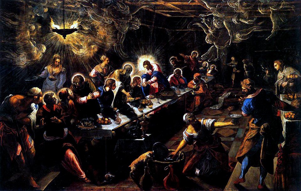 Jacopo Tintoretto - The Last Supper - WGA22649