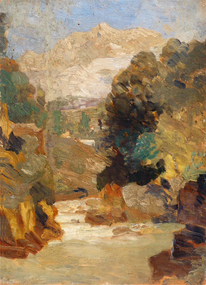 Tina Blau Partie aus Schladming 1902