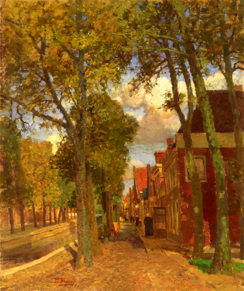 Tina Blau, Kanal in Friesland