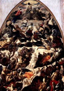 Jacopo Tintoretto - The Last Judgment (detail) - WGA22460. Free illustration for personal and commercial use.