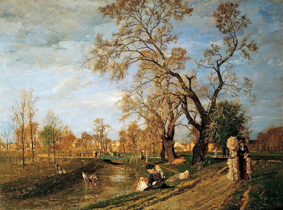 Tina Blau - Frühling im Prater - 2233 - Österreichische Galerie Belvedere