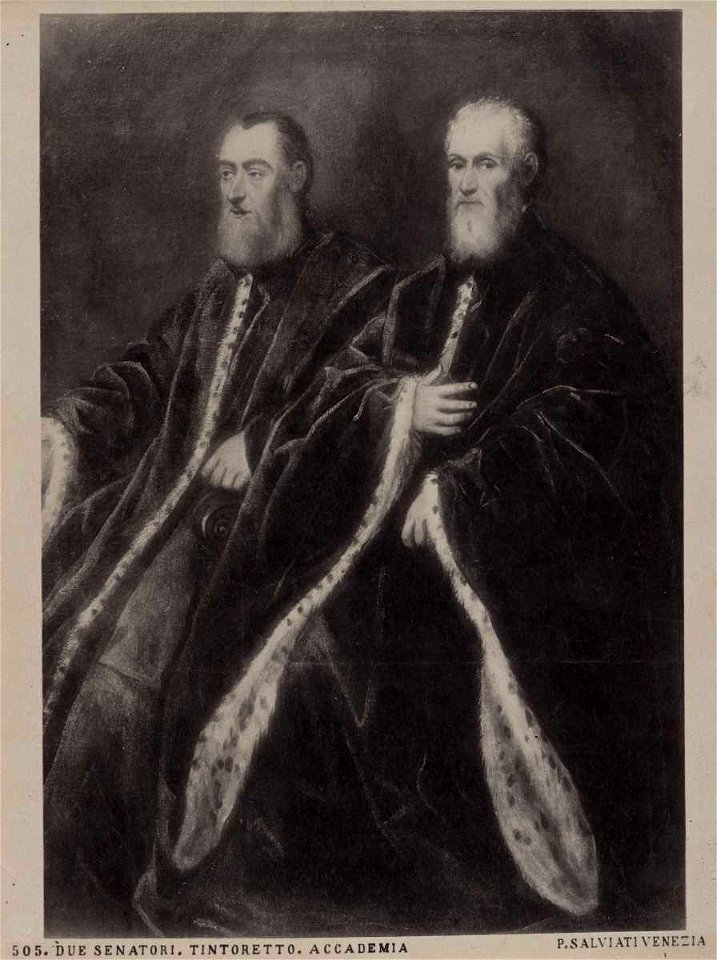 Tintoretto - Ritratto di due senatori, inv. 396