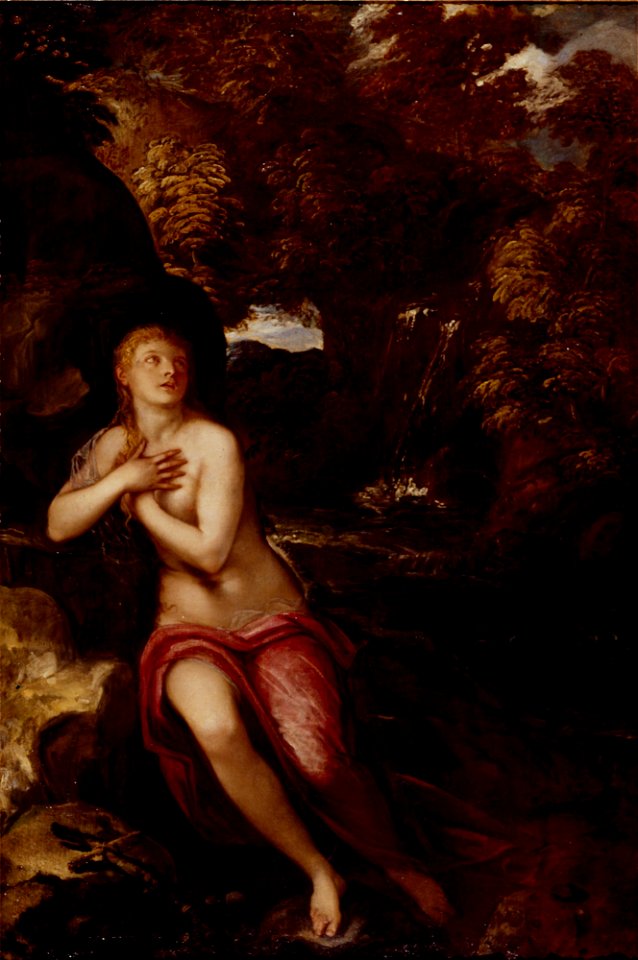 Tintoretto - The Magdalene in the Wilderness - 48.394 - Detroit Institute of Arts