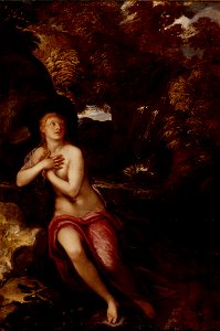 Tintoretto - The Magdalene in the Wilderness - 48.394 - Detroit Institute of Arts