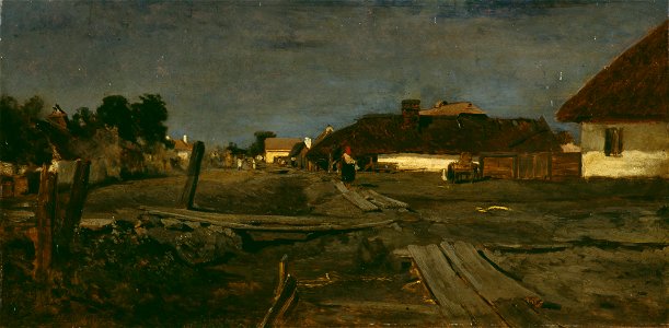 Tina Blau-Lang - Ungarisches Dorf - G 5564 - Lenbachhaus
