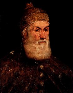 Jacopo Tintoretto - Portrait of Doge Girolamo Priuli - WGA22684