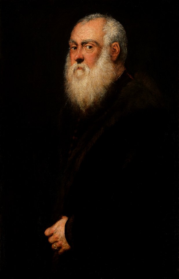 Jacopo Robusti,called Tintoretto - Man with a White Beard - Google Art Project
