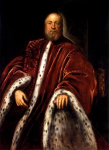 Jacopo Tintoretto - Portrait of a Procurator of St Mark's - WGA22699. Free illustration for personal and commercial use.