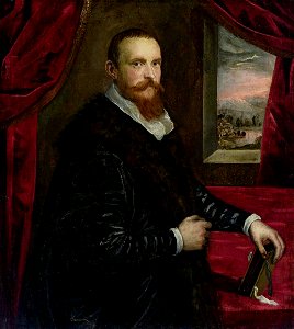 Tintoretto Portrait of a man with a book