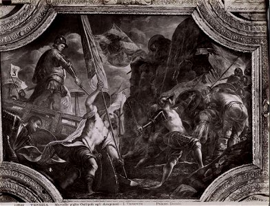 Tintoretto - Battaglia di Gallipoli, 1579 ca. - 1582, Palazzo Ducale