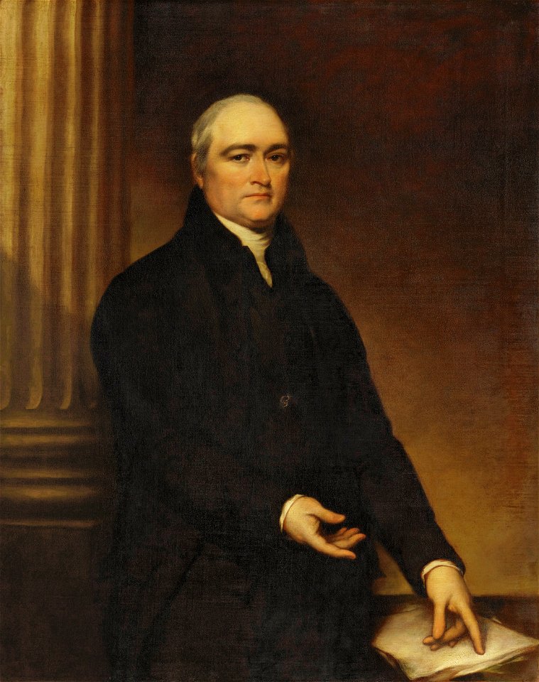 Timothy Dwight IV by John Trumbull 1817 (retouched)