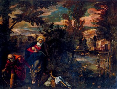 Tintoretto-Fuga in Egitto-Scuola Grande di San Rocco