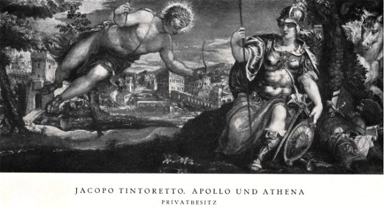 Tintoretto - Apollo e Atena, Collezione privata
