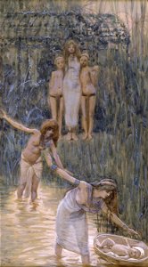 Tissot Pharaoh's Daughter Has Moses Brought to Her