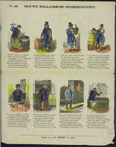 Tikketik! de hoep om 't vat geslagen! Tikketik! zoo gaat het alle dagen-Catchpenny print-PRENT 0140