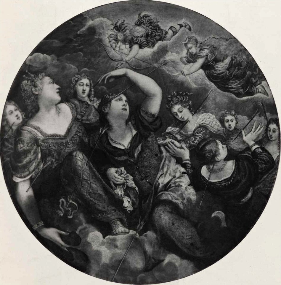 Tintoretto - Apollo e Diana uccidono i figli e le figlie di Niobe, 1543 ca. - 1544 ca., Collezione Rocca