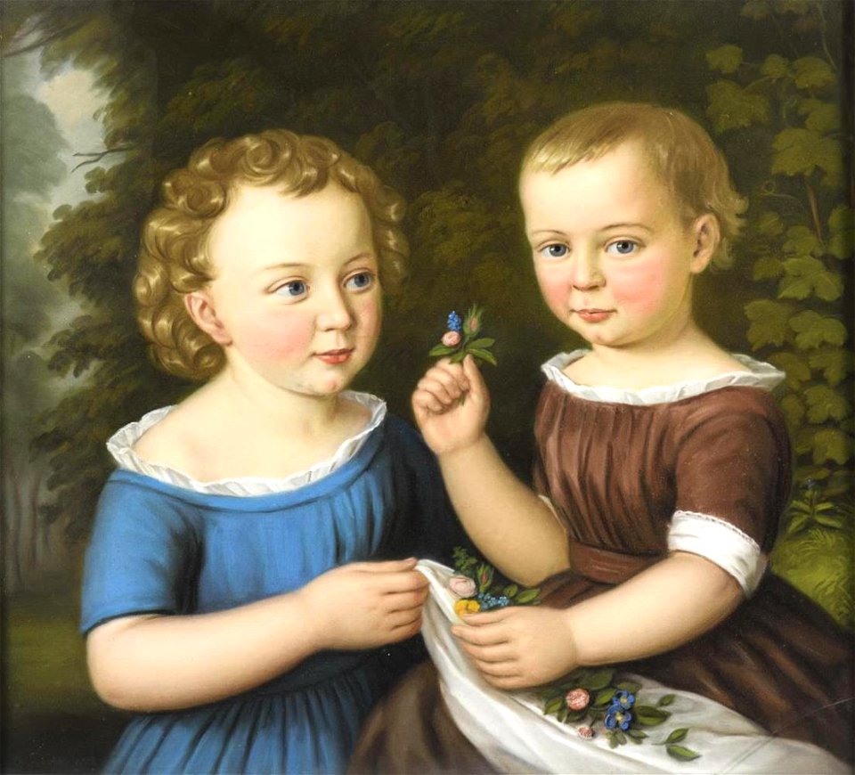 Tischer Zwei Mädchen 1853