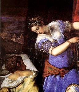 Jacopo Tintoretto - Judith and Holofernes (detail) - WGA22662