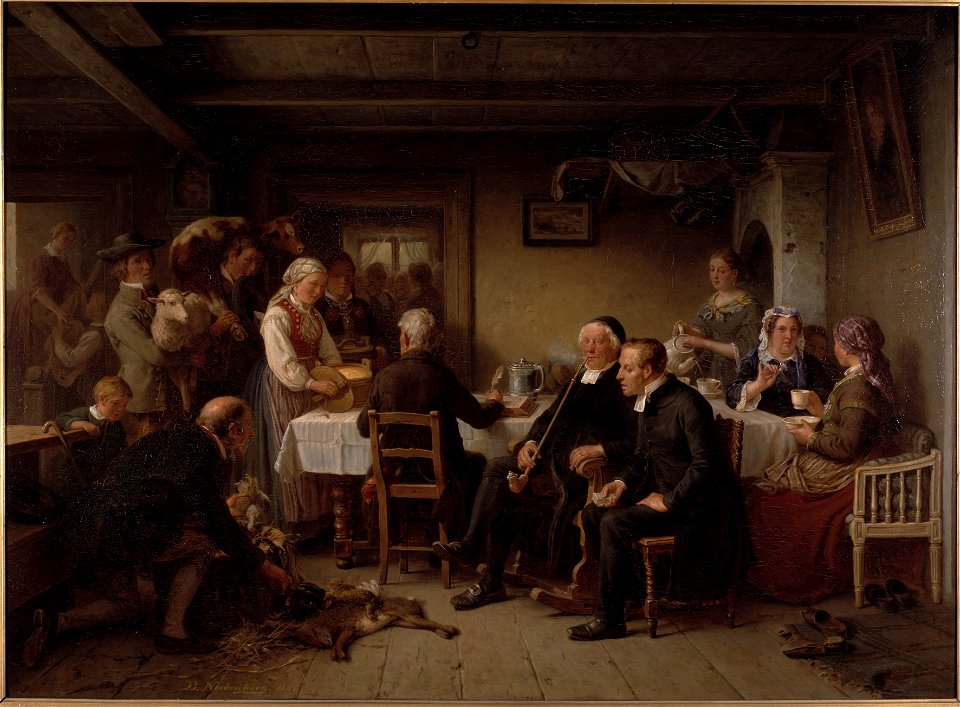 Tithe Collection in Skåne (Bengt Nordenberg) - Nationalmuseum - 18002