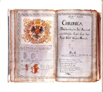Titelblatt der Deblerschen Chronik