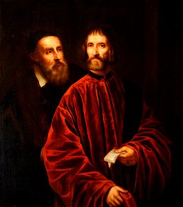 Titian (c.1488-1576) (after) - Titian (c.1488–1576), and Andrea de' Franceschi (d.1551), Grand Chancellor of Venice - 1129211 - National Trust