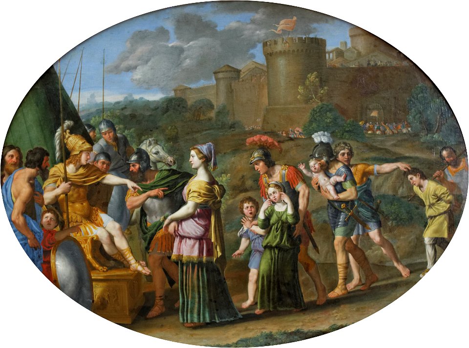 Timoclée et Alexandre, Domenichino (Louvre INV 796) 02
