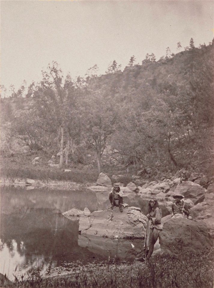 Timothy H. O'Sullivan - View on Apache Lake - GEH .197900140057