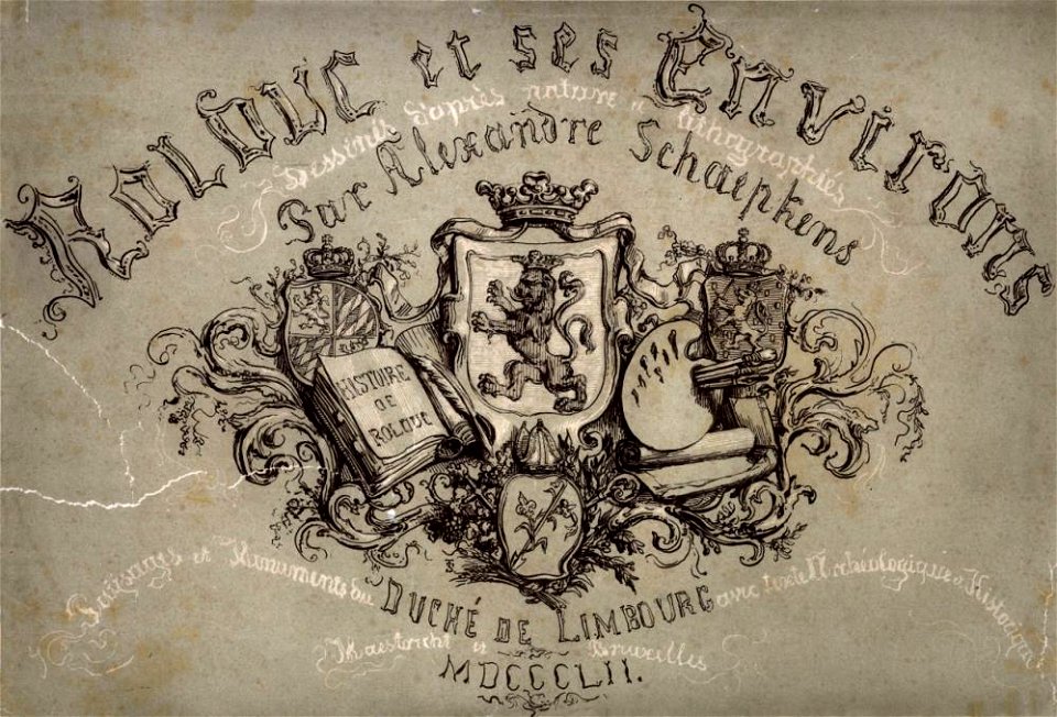 Titelblad boek Rolduc en omgeving (Alexander Schaepkens, 1852)