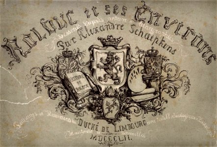 Titelblad boek Rolduc en omgeving (Alexander Schaepkens, 1852)