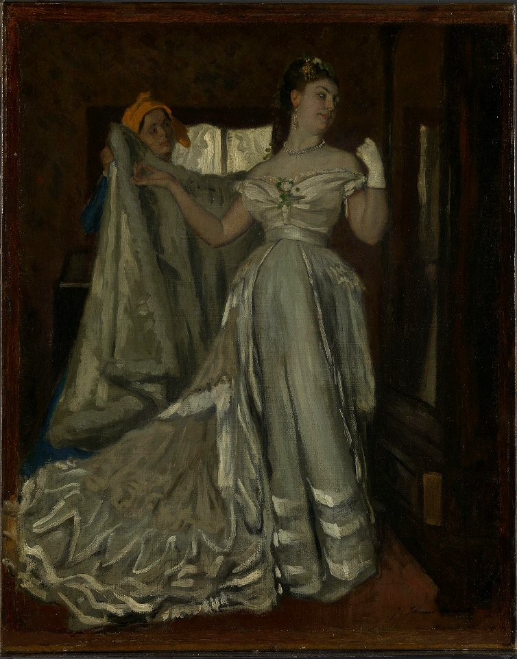 James Tissot - Lady and Chambermaid - NG.M.02171 - National Museum of Art, Architecture and Design