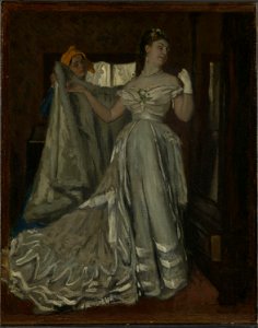 James Tissot - Lady and Chambermaid - NG.M.02171 - National Museum of Art, Architecture and Design