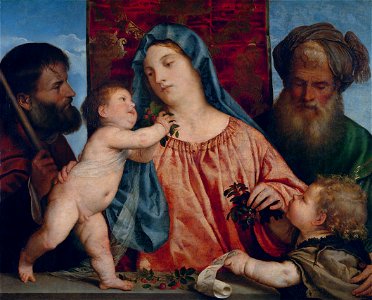 Titian - Madonna of the Cherries - WGA22746