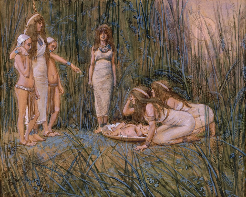 Tissot Pharaoh's Daughter Receives the Mother of Moses