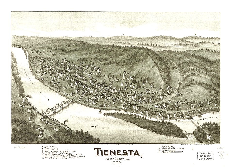 Tionesta, Forest County, Pa. 1896. LOC 75696546