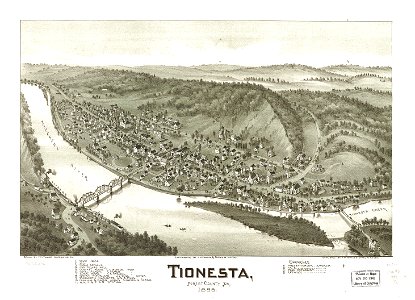 Tionesta, Forest County, Pa. 1896. LOC 75696546