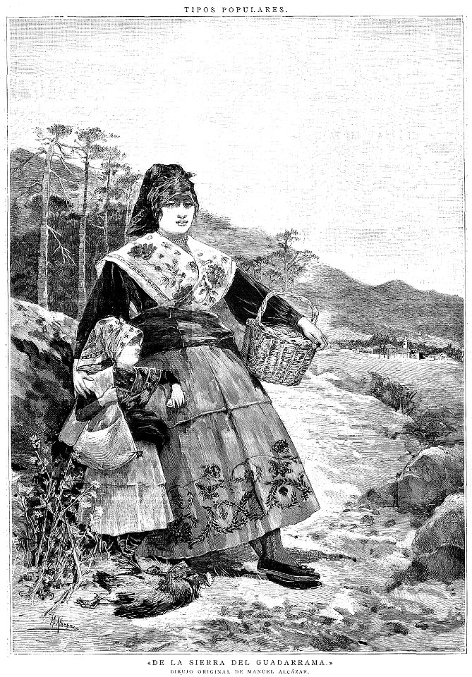 Tipos populares — «De la Sierra de Guadarrama», de Manuel Alcázar
