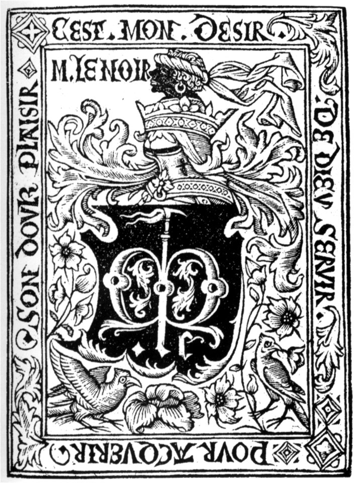 Titel Johannes de Tongues In psalmum Paris bei Le Petit Laurens (Isny)