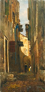Tina Blau-A lane in Italy