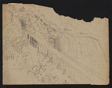 Tipple on mountain side extending from mine opening on upper left to bottom right LCCN2016648688