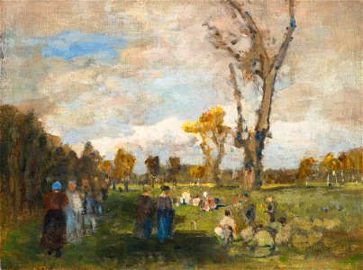Tina Blau-Sunday in the Prater Gardens
