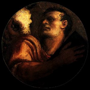Titian - St Luke - WGA22772. Free illustration for personal and commercial use.